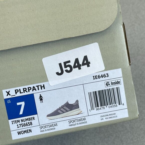 NEW Adidas Plrpath Women's Size 7 Cloudfoam Comfort Running Shoes Gray/ Purple - Picture 7 of 8
